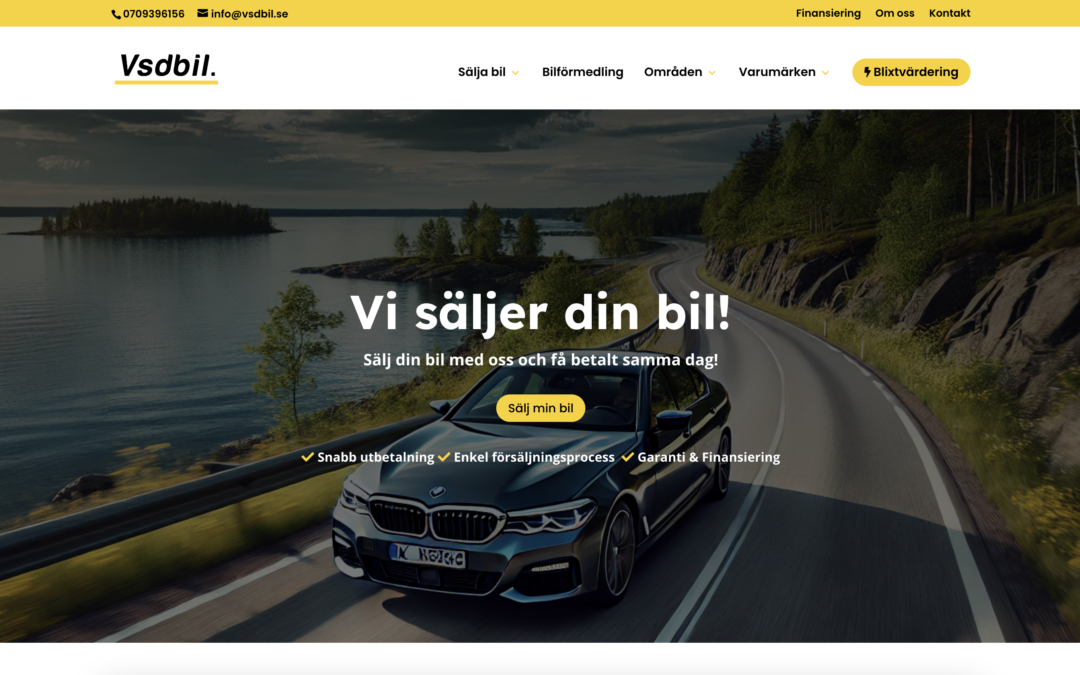 Nytt samarbete med Vsdbil.se